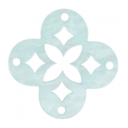 Colgantes de resina mosaico Azul cielo