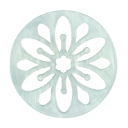 Colgantes de resina mandala Azul cielo