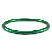 Pulsera mitaci&oacute;n Pan de Oro 5mm talla M Verde ed&eacute;n