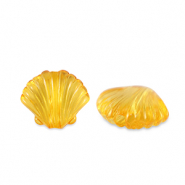 Abalorios acr&iacute;licos concha Transparente amarillo spectra