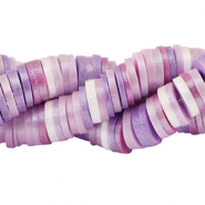 Abalorios Katsuki 4mm Multicolor púrpura-revestimiento pearl shine