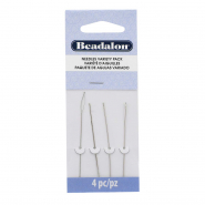Beadalon paquete de agujas variado Plateado
