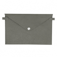 Cartera de mano Gris f&oacute;sil