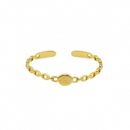 Anillos Acero Inox Dorado