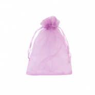 Bolso de organza 7x9cm Púrpura magenta