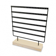 Expositor de joyer&iacute;a para pendientes Natural-negro