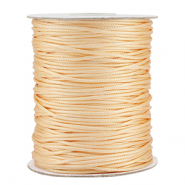 Hilo macramé trenzado 1.5mm Amarillo vainilla