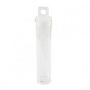 Bandeja para guardar joyas tubo grande transparente