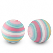 Abalorios de silicona 15mm Multicolor