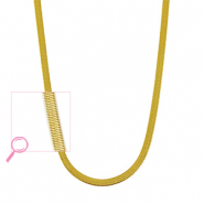 Cadenas Acero Inox serpiente Dorado