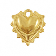 Colgantes Acero Inox corazón Oro