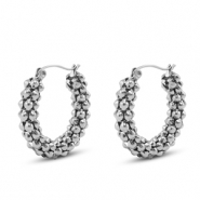 Pendientes Acero Inox Plata