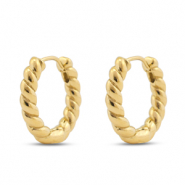 Pendientes Acero Inox criolla Dorado