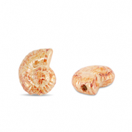 Abalorios de cerámica griega DQ conchas Naranja