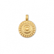 Colgantes Acero Inox sol Dorado
