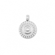 Colgantes Acero Inox sol Plateado