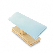 Expositor de joyer&iacute;a para pulseras Natural-azul hielo