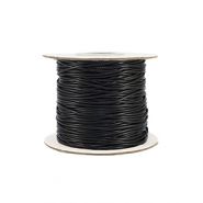 Hilo macramé trenzado 1mm Negra