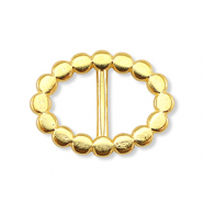 Correderas metálica DQ óvalo Dorado (sin níquel)