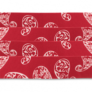Set de 4 bandanas Rojo-blanco