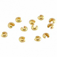 Cubre chafas met&aacute;licas DQ 4mm Dorado (sin n&iacute;quel)