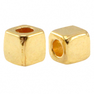 Tubo met&aacute;licos DQ cuadrado Dorado (sin n&iacute;quel)