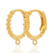 Fornituras DQ met&aacute;licas Cierre pendiente ballestilla con anilla Dorado (sin n&iacute;quel)