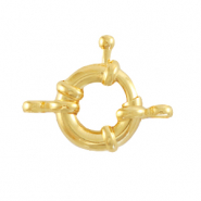 Fornituras met&aacute;licas DQ reasa marinera 13mm con anillas Dorado (sin n&iacute;quel)