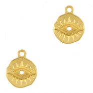 Colgantes met&aacute;licos DQ ojo providencia Dorado (sin n&iacute;quel)