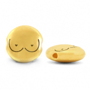 Abalorios met&aacute;licos DQ senos Dorado (sin n&iacute;quel)