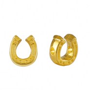 Abalorios met&aacute;licos DQ herradura Dorado (sin n&iacute;quel)