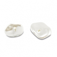 Imitaci&oacute;n de perlas de agua dulce Blanco