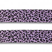 Bandana leopardo Púrpura-negro