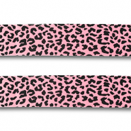 Bandana leopardo Rosa-negro