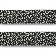 Bandana leopardo Negro-blanco