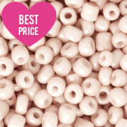 Rocalla cristal 6/0 (4mm) Nude beige