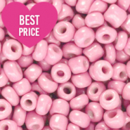 Rocalla cristal 6/0 (4mm) Rosa bonito