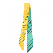 Bandana Pañuelo con estrella Turquesa verde-amarillo