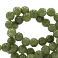 Piedras naturales Serpentina 6mm Verde militar