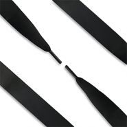 Cord&oacute;n de zapato trendy de sat&eacute;n Negro