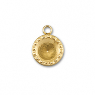 BY31® Colgantes Acero Inox con engaste para SS29 chatón Dorado