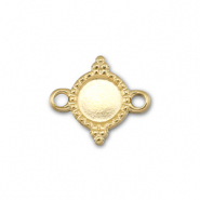 BY31® Entrepieza Acero Inox con engaste para SS20 base plana Dorado