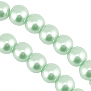 Perlas de cristal 4mm Pastel verde menta