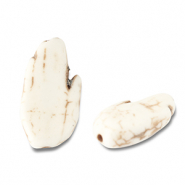 Abalorios de cerámica mano Blancuzco