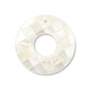 Colgantes concha dona Blanco (color natural)