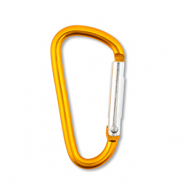 Fornituras coloridas anilla de llavero Naranja claro brillante