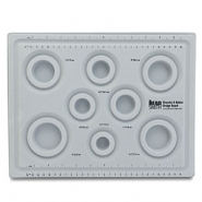 Beadsmith tablero para pulseras/abalorios con tapa Gris