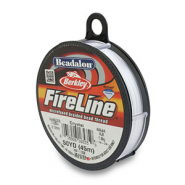 Beadalon hilo para enfilar Fireline 0.13mm Negro