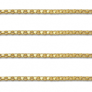 Fornituras Acero Inox cadena jasseron eslabón popcorn Dorado