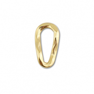 Fornituras Acero Inox entrepieza &oacute;valo Dorado